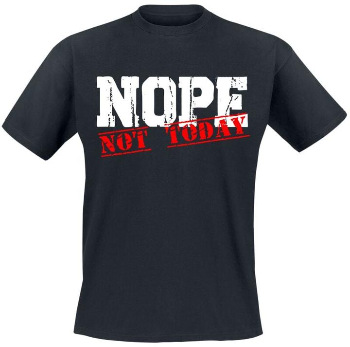 Produktbild Funshirt Nope not today (M)