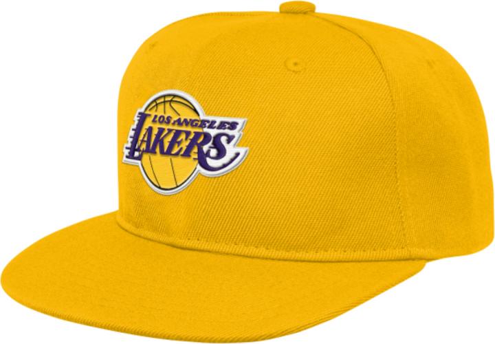 Actual product image Outerstuff Logo Flatbrim NBA JR Snapback (Great Britain, Los Angeles Lakers)