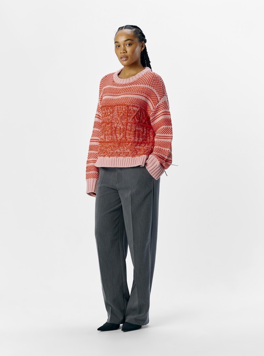 Actual product image Object Gemusterter Strickpullover (XL)
