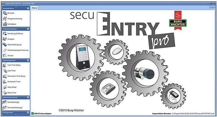 Actual product image Burg Wächter secuENTRY pro 7083 System Software