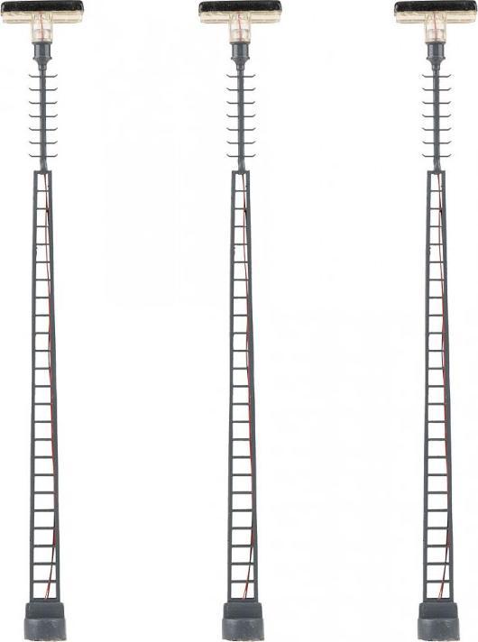 Actual product image Faller LED lattice mast top light, 3 pieces