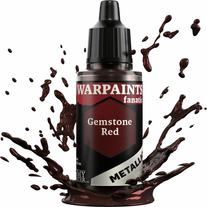 Produktbild The Army Painter Metallic-Farbe Warpaints Fanatic: Gemstone Red 18 ml (Gemstone Red, 18 ml)
