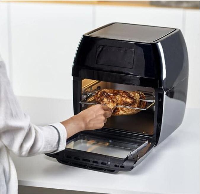 Image du produit Black & Decker Black+Decker BXAFO1200E - Friteuse à air chaud et four, 1700W, 12L