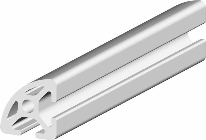 RS PRO Alu Strebenprofil 20 x 20 mm, 2-fach Nut 5mm, Länge 1m