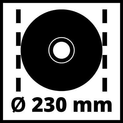 Actual product image Einhell Rt-ag 230 (230 mm)