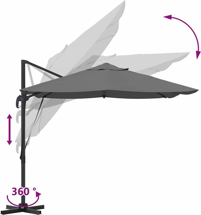 Actual product image vidaXL Cantilever Parasol (2.50 m)