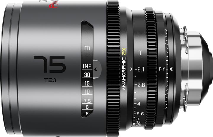 Produktbild Dzofilm Pavo 2x Anamorphic 75mm T2.1 for PL/EF Mount (S35) metric (PL, APS-C / DX)