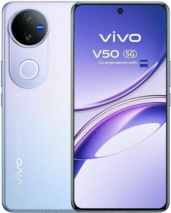 Produktbild Vivo Smartphone V50 Octa Core 12 GB RAM 512 GB Purpur (512 GB, Mist Purple, 6.77", Dual SIM, 5G)