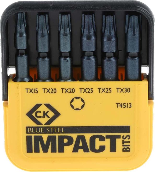 Produktbild C.K Magma Bit-Set 6teilig T4513 Innen-TO (Innensechsrund TX)