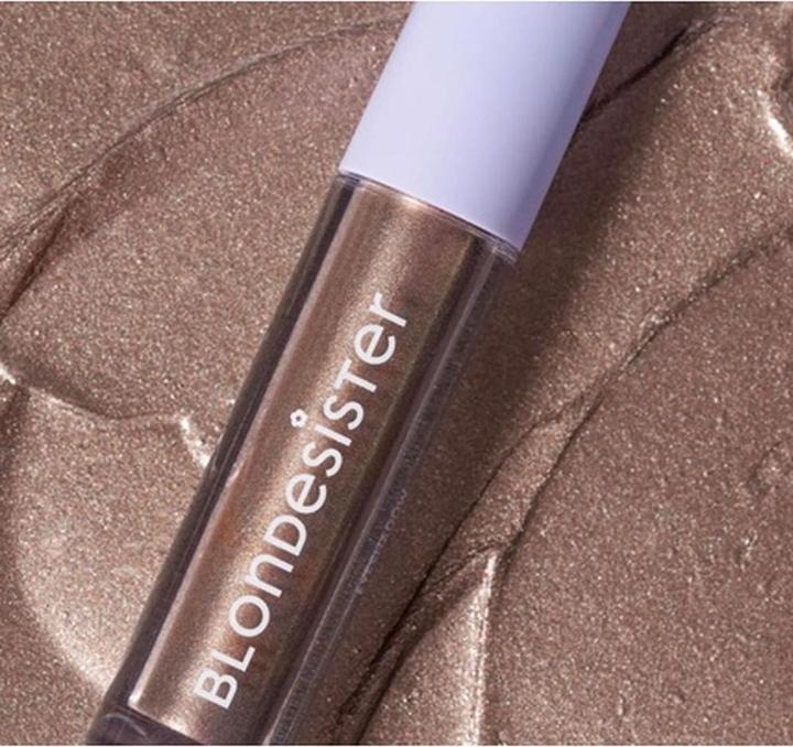Actual product image Blondesister Gloweye Liquid Eyeshadow Caramel Brown 03 Vegan 3ml (Brown)