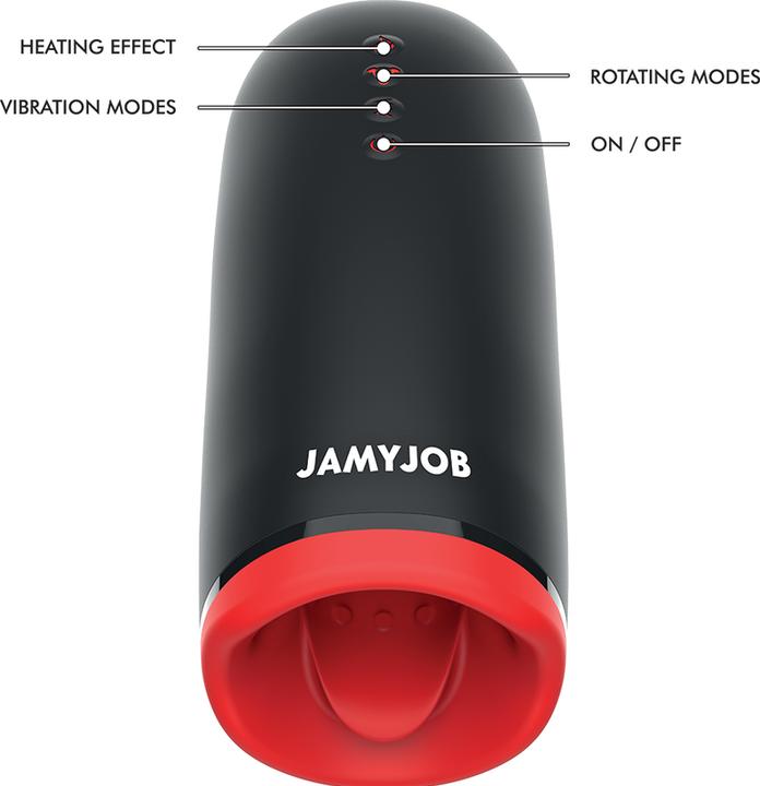 Actual product image Jamyjob Spin-X Heating And Rotation Masturbator