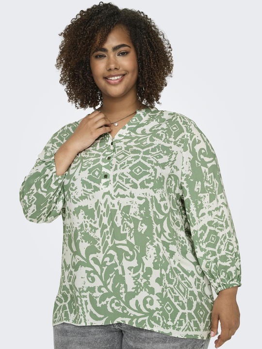 Produktbild Only Normal geschnitten V-Ausschnitt Elastische Bündchen Top Top (44)