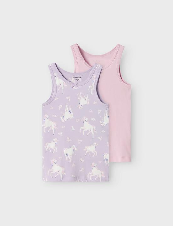 Image du produit Name it Nmftank Top 2p Pastel Lilac Horse Noos (98)