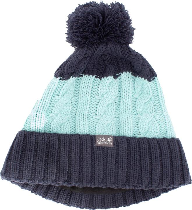 Produktbild Jack Wolfskin Stormlock Pompom Beanie Kids Fleece 1908071-4098 M (M)