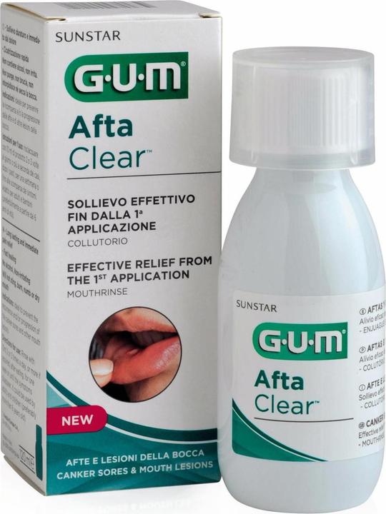 Immagine prodotto GUM SUNSTAR AftaClear Mundspülung (120 ml, Collutorio)
