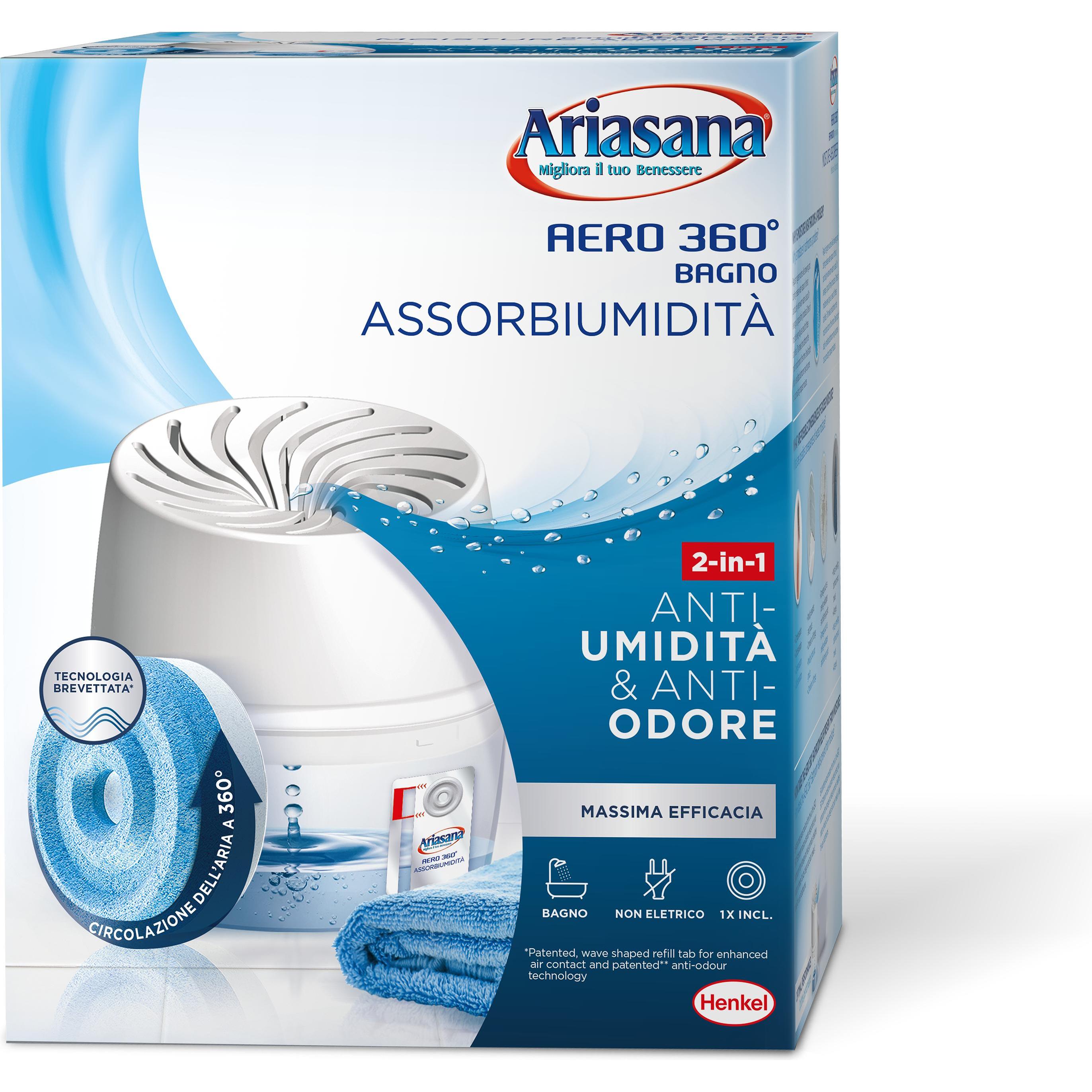 Henkel Ariasana Aero 360 BAGNO kit 450g, Accessori trattamento dell'aria