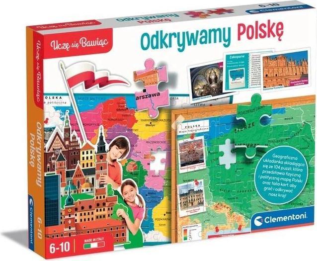 Actual product image Clementoni I'm learning and having fun at the same time. We discover Poland