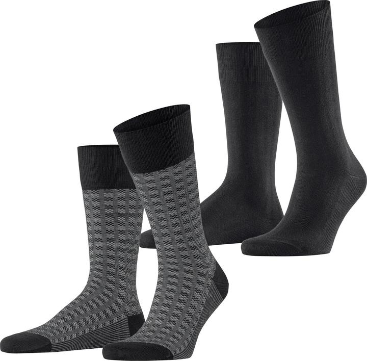 Actual product image Falke Houndstooth SO 2P (pack of 2, 39 - 42)