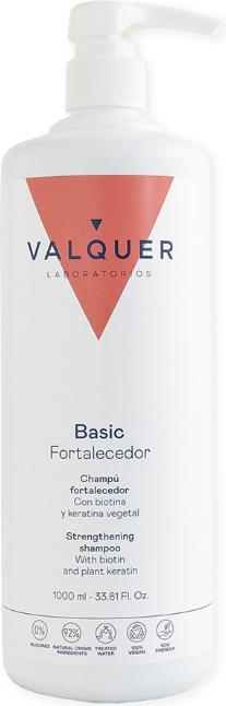 Immagine prodotto Valquer Strengthening Shampoo Keratin, Biotin & Organic Aloe Vera 1000ml (1000 ml, Shampoo liquido)