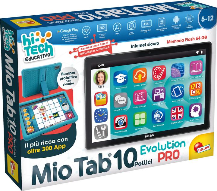 Image du produit Lisciani Hi Tech éducatif Mon Tab 10" Evolution Pro (10", Noir)