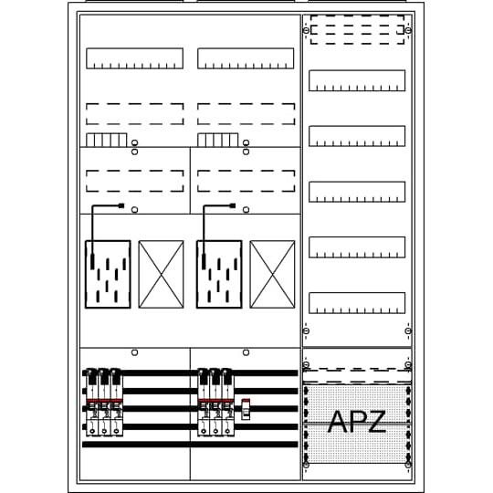 Striebel & John, Verteilerschrank Zubehör, STRIEBELJOHN BA37LG4