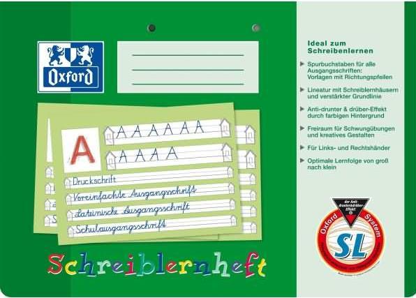 Oxford Schrijfoefenboek, A4 liggend (A4, Hardcover)