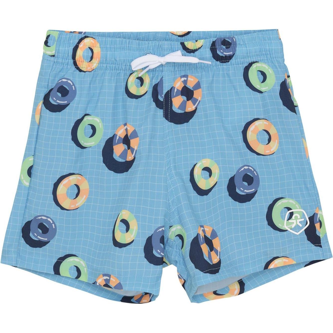 Color Kids, Unisex, Badehose, Kid's Swim Shorts AOP, Blau, (128)