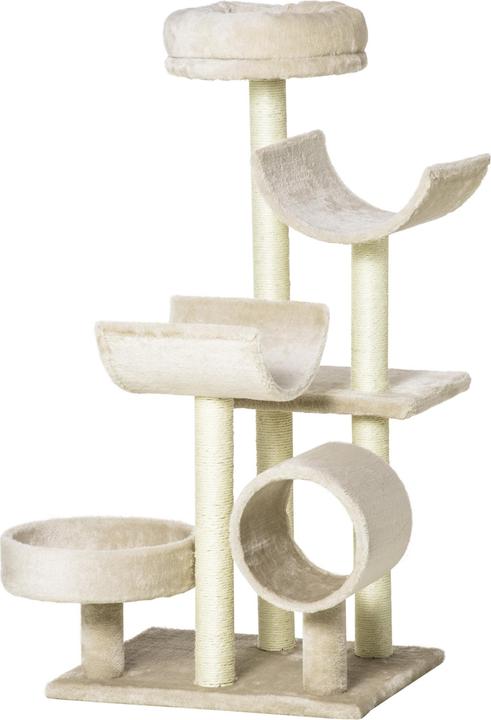 Actual product image PawHut Climbing tree (105 cm, Beige)