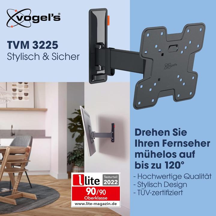 Produktbild Vogels MUURBEUGEL COMFORT TVM3225 (Wand, 15 kg, 19" - 43")