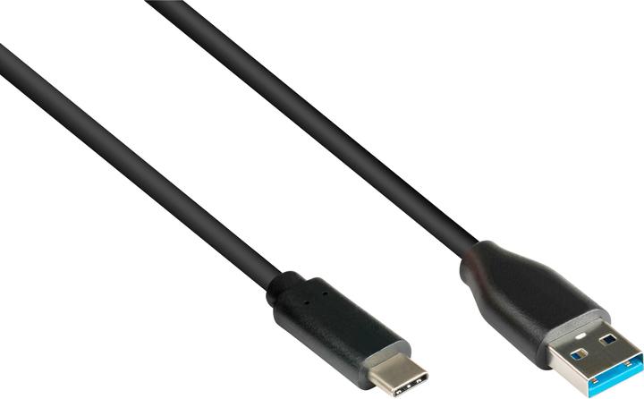Actual product image Good Connections 2831-AC005S USB Cable 0.5 m USB 3.2 Gen 2 (3.1 Gen 2) USB A USB C Black (0.50 m, USB 3.2 Gen 2)