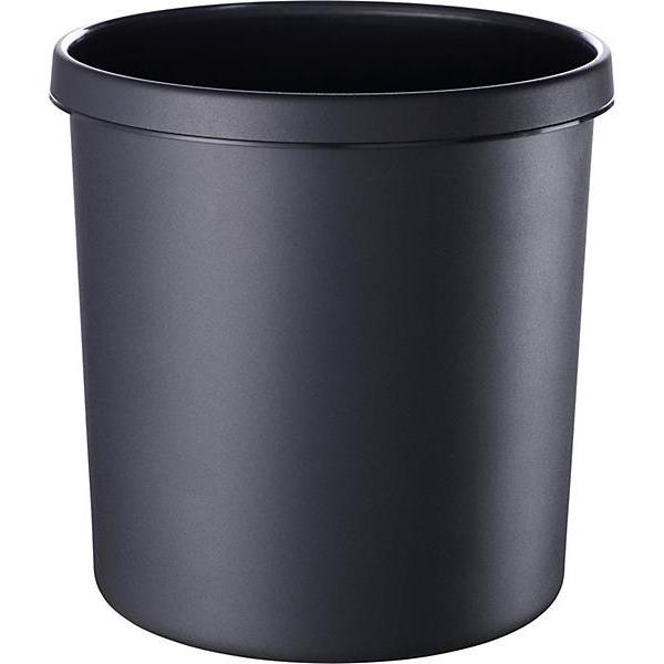 Helit Sicherheitspapierkorb, Abfalleimer, Schwarz