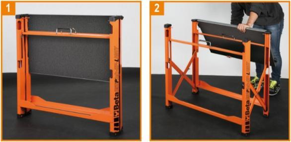 Produktbild BETA 056000021 C56Pl Klappbarer Arbeitstisch in leichter Ausführung (80 cm, 50 cm)