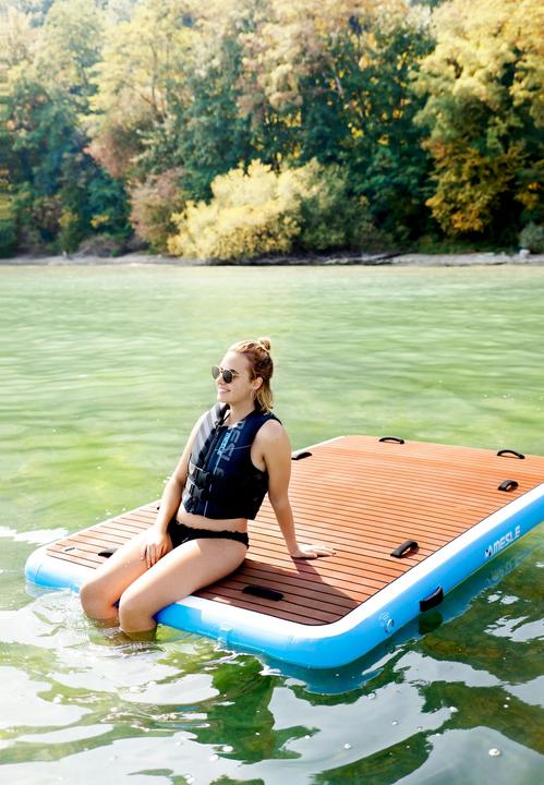 Actual product image Mesle Inflatable Water Platform AirDock