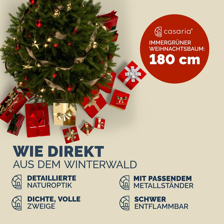 Actual product image Casaria Christmas tree (180 cm)