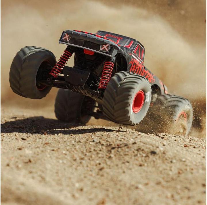 Produktbild Arrma Monster Truck Quake Grom 4x4 Brushed RTR 1:16 Rot (RTR Ready-to-Run)
