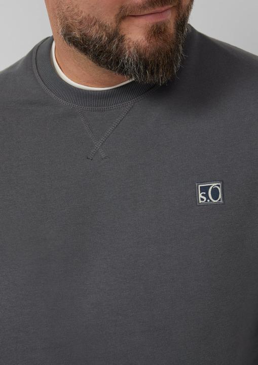 Produktbild s.Oliver Sweatshirt Sweatshirt aus Baumwollmix mit Crew Neck (3XL)