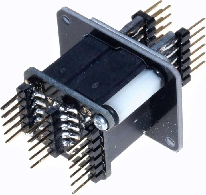 Produktbild Unilight direktsteckverbindung header mit 6 primä 10 sekundären polen, 2pcs, uni kontaktle
