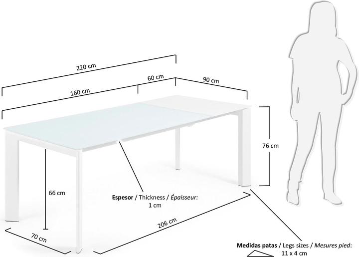 Image du produit Kave Home Axis (90 x 90 x 76 cm)