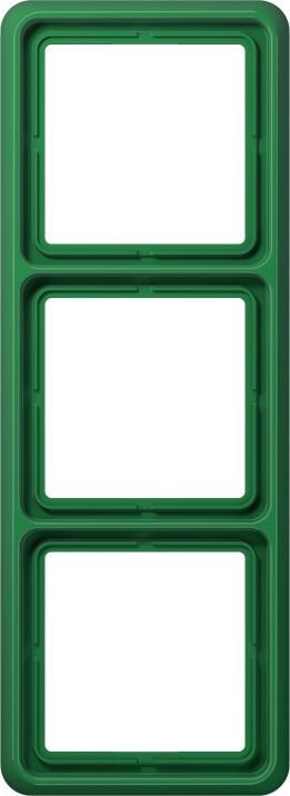 Actual product image JUNG Mounting frame 3f gn glz CD / CD 500 Kst CD583WUGN