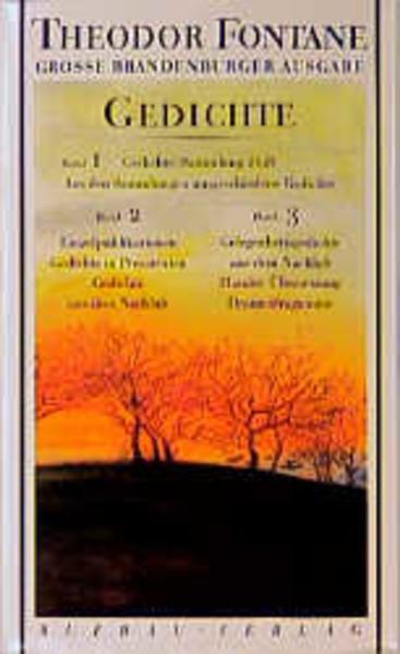 Produktbild Gedichte (Deutsch, Theodor Fontane, 1995)