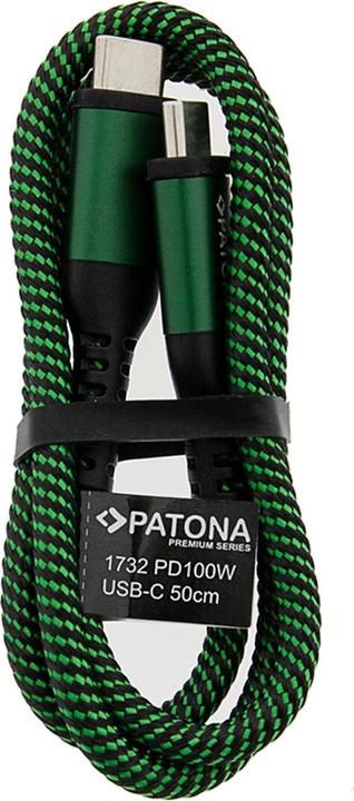 Image du produit Patona USB C - USB C (0.50 m, USB 2.0, 100 W)