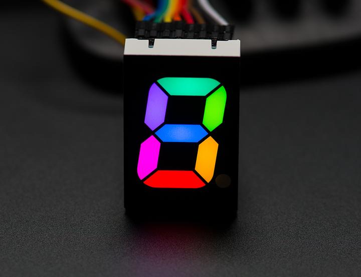 Adafruit RGB 7-Segment Digit 2.5cm
