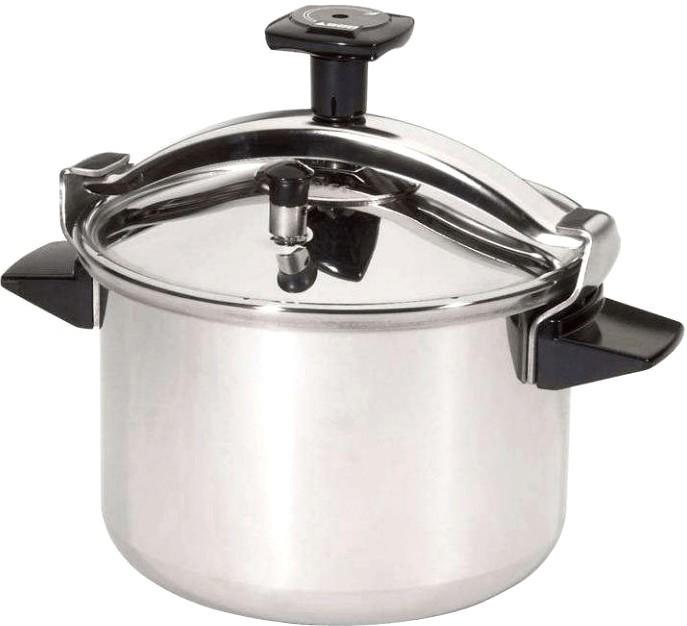 SEB Schnellkochtopf (Steam cooker, Stainless steel, 24 x 15 cm)