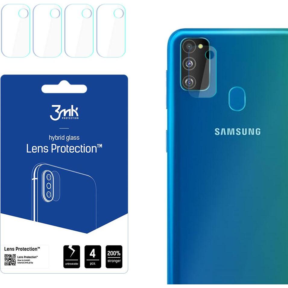 3MK Lens Protect Sam M307 M30s Ochrona na obiektyw aparatu 4szt (1 Stück, Samsung Galaxy M30s), Smartphone Schutzfolie