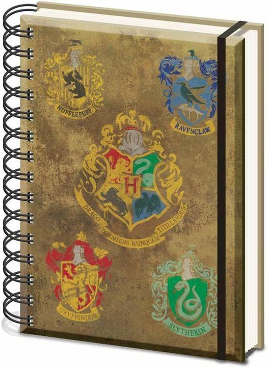 Produktbild Pyramid Harry Potter: Hogwart's Crests (A5) (A5, Harter Einband)