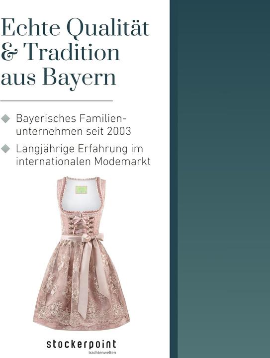 Image du produit Stockerpoint Robe Noelia avec tablier en dentelle (36)