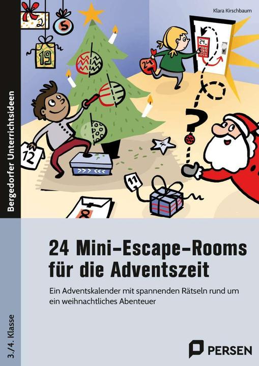 Immagine prodotto 24 Mini Escape Room per l'Avvento - Scuola Primaria (Tedesco, Klara Kirschbaum, 2023)