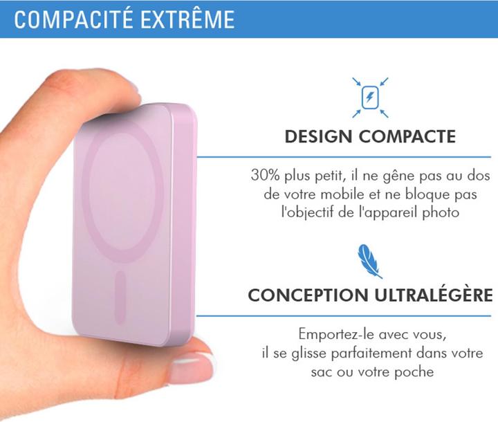 Actual product image Force Power 5000mAh MagSafe Powerbank (5000 mAh, 15 W, 18.50 Wh)