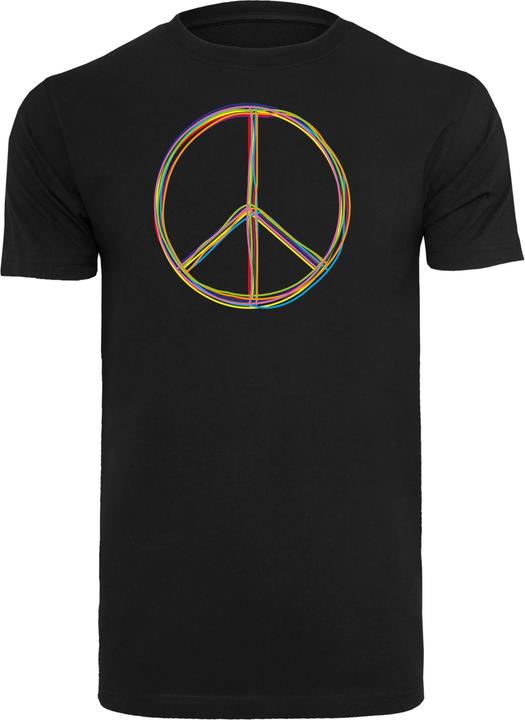 Produktbild Merchcode Peace Multicolor with T-Shirt Round Neck - 161085 (L)