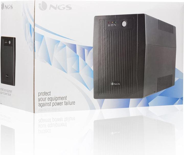 Actual product image NGS FORTRESS 2000 V2 Standby (Offline) 1.5 kVA 900 W 4 AC outputs (1.50 VA, 900 W, Standby UPS)